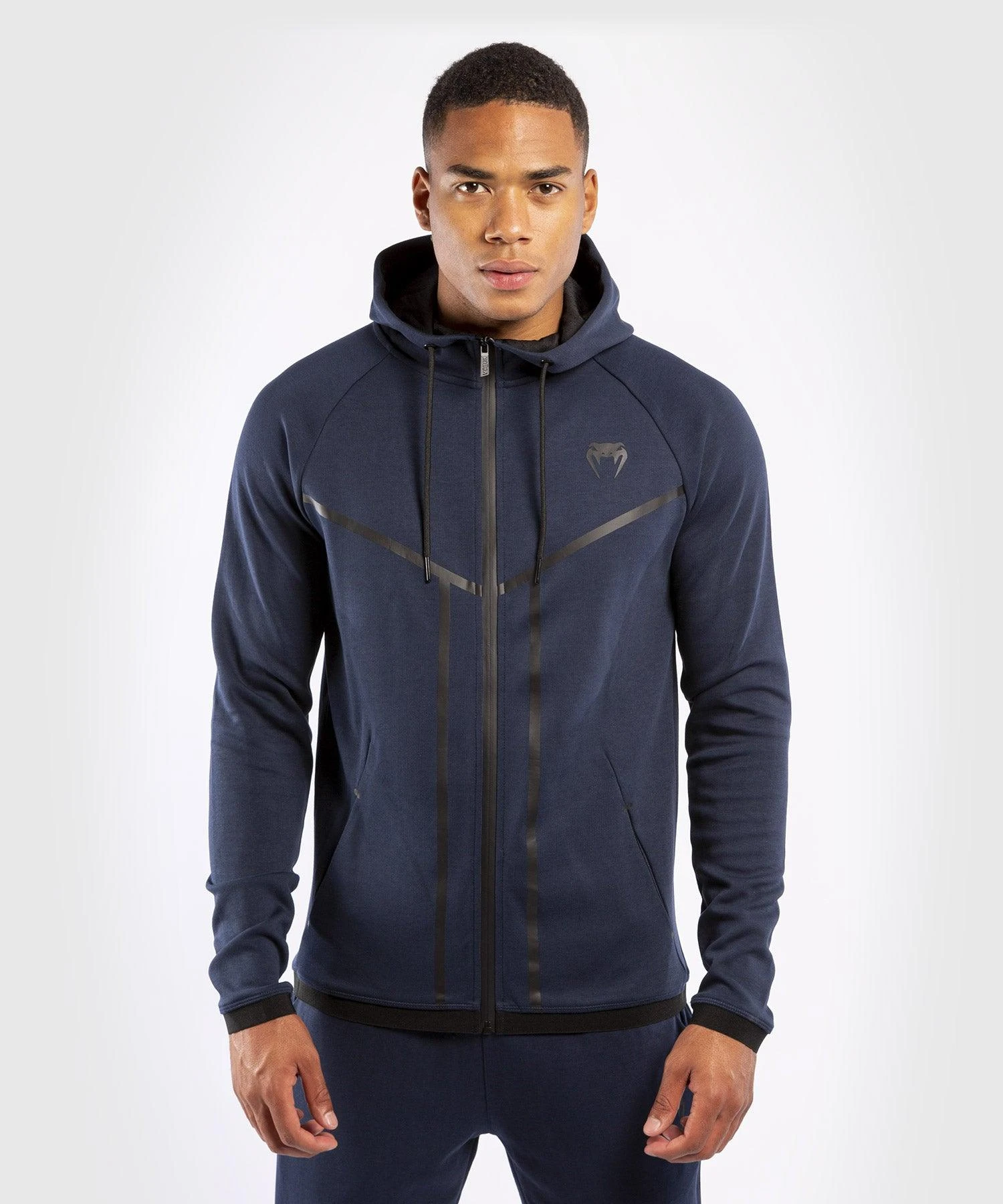 Venum Laser X Connect Hoodie - Navy Blue 5 Venum Laser X Connect Hoodie - Navy Blue - Image 3