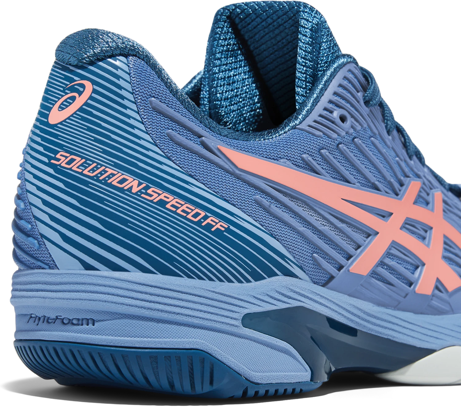 Asics Mens Solution Speed FF 2 - Blue Harmony/Guava 5 Asics Mens Solution Speed FF 2 - Blue Harmony/Guava - Image 4