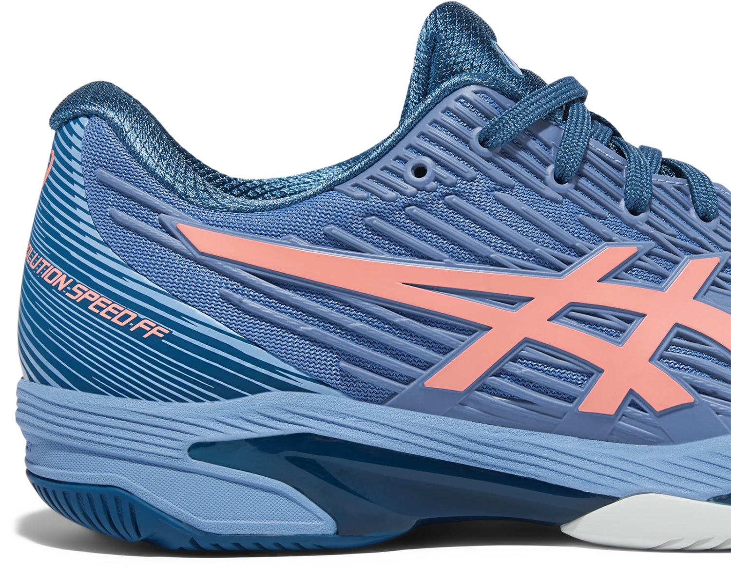 Asics Mens Solution Speed FF 2 - Blue Harmony/Guava 6 Asics Mens Solution Speed FF 2 - Blue Harmony/Guava - Image 5