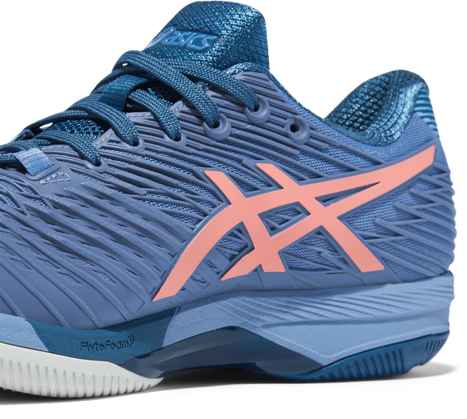 Asics Mens Solution Speed FF 2 - Blue Harmony/Guava 7 Asics Mens Solution Speed FF 2 - Blue Harmony/Guava - Image 6
