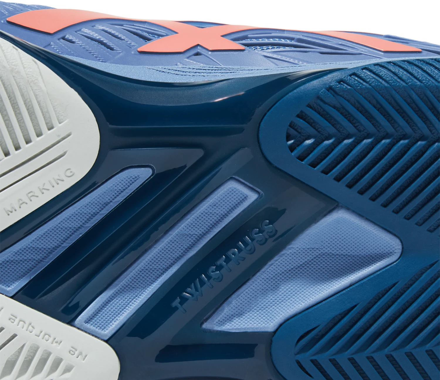 Asics Mens Solution Speed FF 2 - Blue Harmony/Guava 8 Asics Mens Solution Speed FF 2 - Blue Harmony/Guava - Image 7