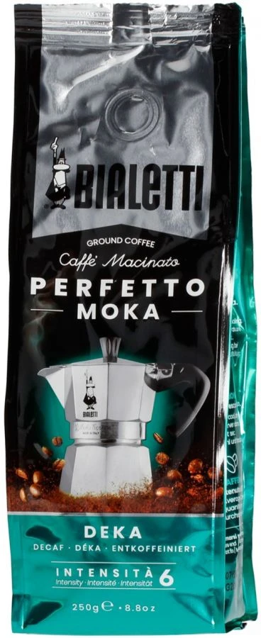 Bialetti Perfetto Moka Deka Decaf Ground Coffee 250 G 3 Bialetti Perfetto Moka Deka Decaf Ground Coffee 250 G