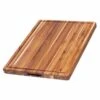 TeakHaus Edge Grain Carving Board W/ Hand Grip + Juice Canal (Rectangle) | 24" X 18" X 1.5" -Venum Shop 108 traditional