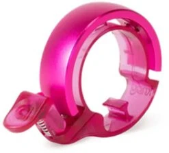 Knog Oi Classic Small Bicycle Bell 22.2 Mm Neon Raspberry