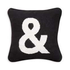 Jonathan Adler - '&' Needlepoint Pillow 17x17cm