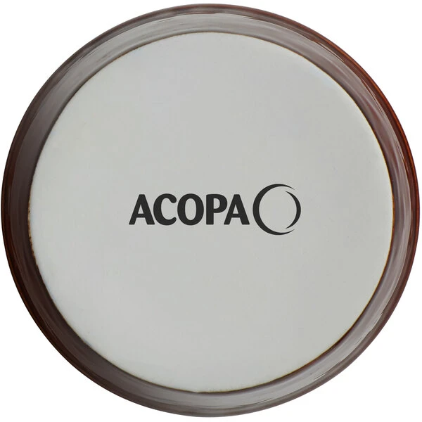 Acopa Keystone 7 Oz. Chestnut Stoneware Ramekin - 6/Case 5 Acopa Keystone 7 Oz. Chestnut Stoneware Ramekin - 6/Case - Image 3