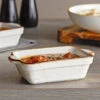 Acopa Keystone 15 Oz. Vanilla Bean Stoneware Rectangular Baker / Casserole Dish - 16/Case 1 Acopa Keystone 15 Oz. Vanilla Bean Stoneware Rectangular Baker / Casserole Dish - 16/Case -Venum Shop 2140583