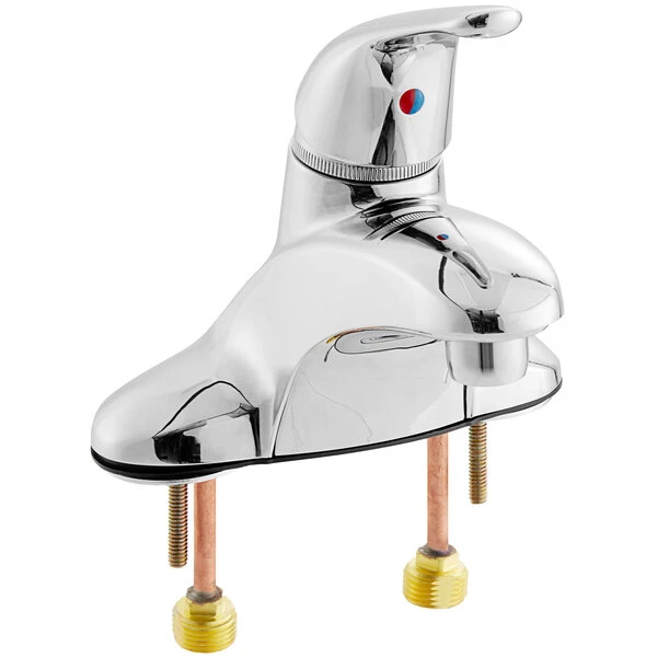 Regency Deck Mounted Restroom Faucet With 3 5/8" Cast Spout, 4" Centers, And Single Lever Handle 4 Regency Deck Mounted Restroom Faucet With 3 5/8" Cast Spout, 4" Centers, And Single Lever Handle - Image 2