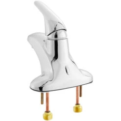 Regency Deck Mounted Restroom Faucet With 3 5/8" Cast Spout, 4" Centers, And Single Lever Handle 8 Regency Deck Mounted Restroom Faucet With 3 5/8" Cast Spout, 4" Centers, And Single Lever Handle -Venum Shop 2429006