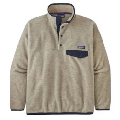 Patagonia Men's Synchilla® Snap-T® Fleece Pullover Top -Venum Shop 25627647 OATMEAL HEATHER 3 2