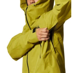 Mountain Hardwear Men's Sky Ridge™ GORE-TEX® Jacket -Venum Shop 25646720 LIME GREEN 3 4