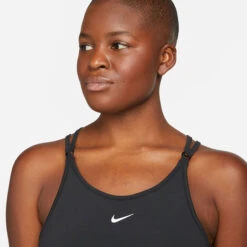 Nike Women's Dri-FIT® One Luxe Slim Fit Strappy Tank Top 17 Nike Women's Dri-FIT® One Luxe Slim Fit Strappy Tank Top -Venum Shop 25647637 BLACK 3 2