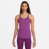 Nike Women's Dri-FIT® One Luxe Slim Fit Strappy Tank Top 1 Nike Women's Dri-FIT® One Luxe Slim Fit Strappy Tank Top -Venum Shop 25647637 PURPLE 3