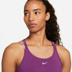 Nike Women's Dri-FIT® One Luxe Slim Fit Strappy Tank Top 13 Nike Women's Dri-FIT® One Luxe Slim Fit Strappy Tank Top -Venum Shop 25647637 PURPLE 3 2