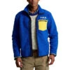 Men's Polo Ski Pile Fleece Jacket -Venum Shop 25650565 BLUE 3