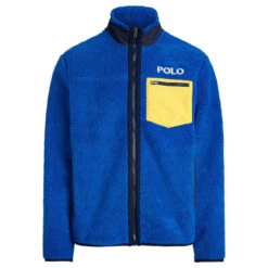 Men's Polo Ski Pile Fleece Jacket -Venum Shop 25650565 BLUE 3 3
