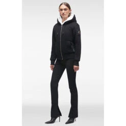 MOOSE KNUCKLES Women's Classic Bunny Hoodie -Venum Shop 25677584 BLACK 3 4