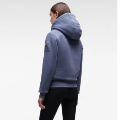 MOOSE KNUCKLES Women's Classic Bunny Hoodie -Venum Shop 25677584 STEEL BLUE 3 1