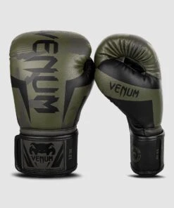 Venum Elite Boxing Gloves - Khaki Camo