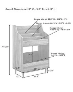Crosley Liam Record Storage Stand Home 7 Crosley Liam Record Storage Stand Home -Venum Shop 3050059233 RLLD 3