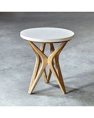 Marnie Limestone Side Table Home 4 Marnie Limestone Side Table Home - Image 2