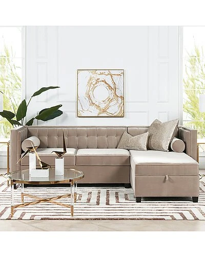 100in Tuxedo Sectional With Reversible Chaise & Storage 4 100in Tuxedo Sectional With Reversible Chaise & Storage - Image 2