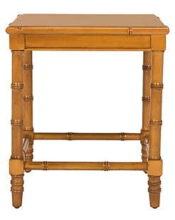 Safavieh Liviah Coastal 22in Bamboo Accent Table Home -Venum Shop 3050483124 RLLD 3