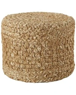 Sauton Natural Short Cylinder Pouf Home