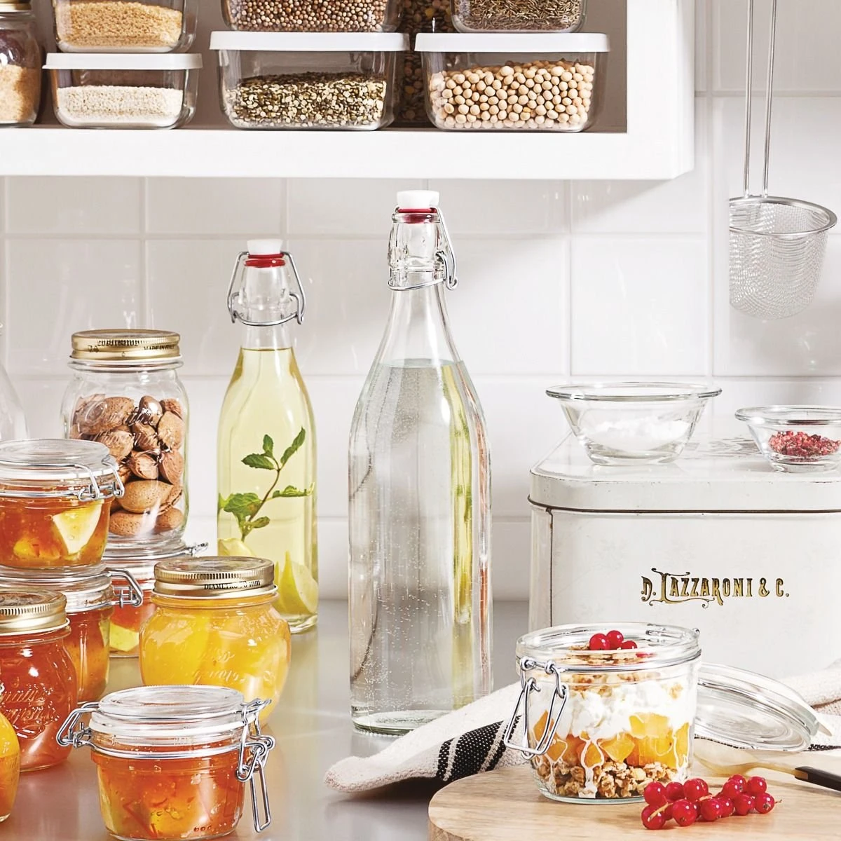 Bormioli Rocco 33.75oz Swing Top Glass Bottle 4 Bormioli Rocco 33.75oz Swing Top Glass Bottle - Image 2