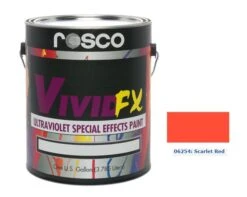 Rosco 06254-0128 Vivid FX Scarlet Red, 1 Gallon