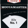 Moccamaster Cup-One Paper Filter No. 1, 80 Pcs -Venum Shop 5859 0b6fd6d27de07291b13d80a7d727881d