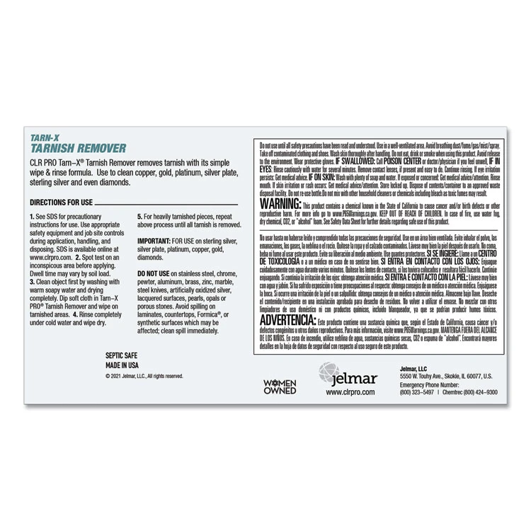 Tarnish Remover, 1 Gal Bottle 4 Tarnish Remover, 1 Gal Bottle - Image 3