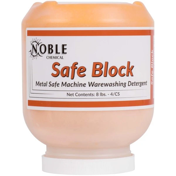 Noble Chemical Safe Block 8 Lb. / 128 Oz. Metal Safe Machine Warewashing Detergent - 4/Case 3 Noble Chemical Safe Block 8 Lb. / 128 Oz. Metal Safe Machine Warewashing Detergent - 4/Case - Image 2