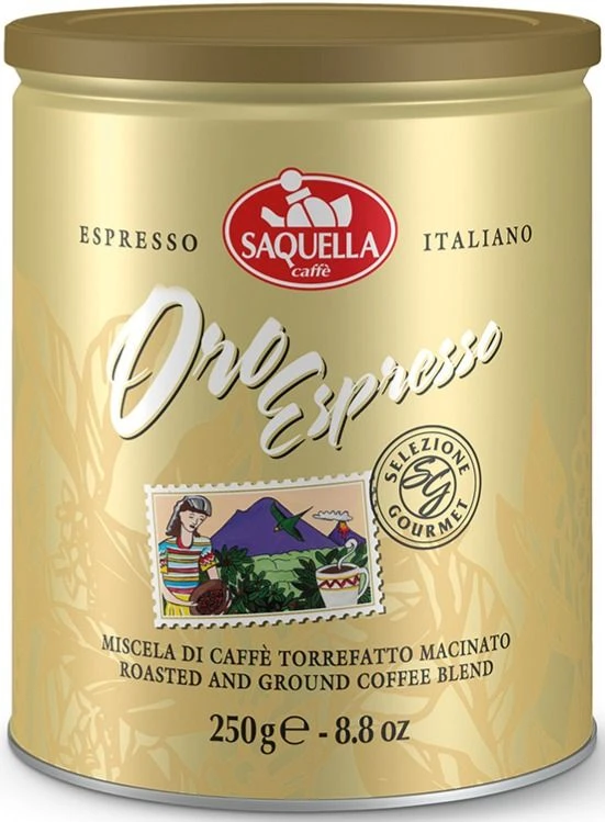 Saquella Gourmet Oro Espresso 250 G Ground Coffee 3 Saquella Gourmet Oro Espresso 250 G Ground Coffee