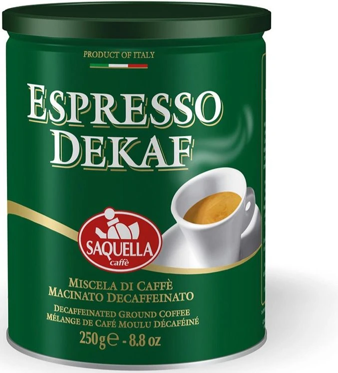 Saquella Espresso Dekaf Caffeine Free Coffee 3 Saquella Espresso Dekaf Caffeine Free Coffee