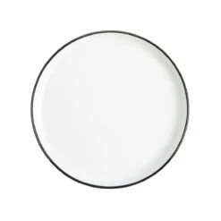 BIA Cordon Bleu 7.5" Salad Plate | Stackable (Black Rim)