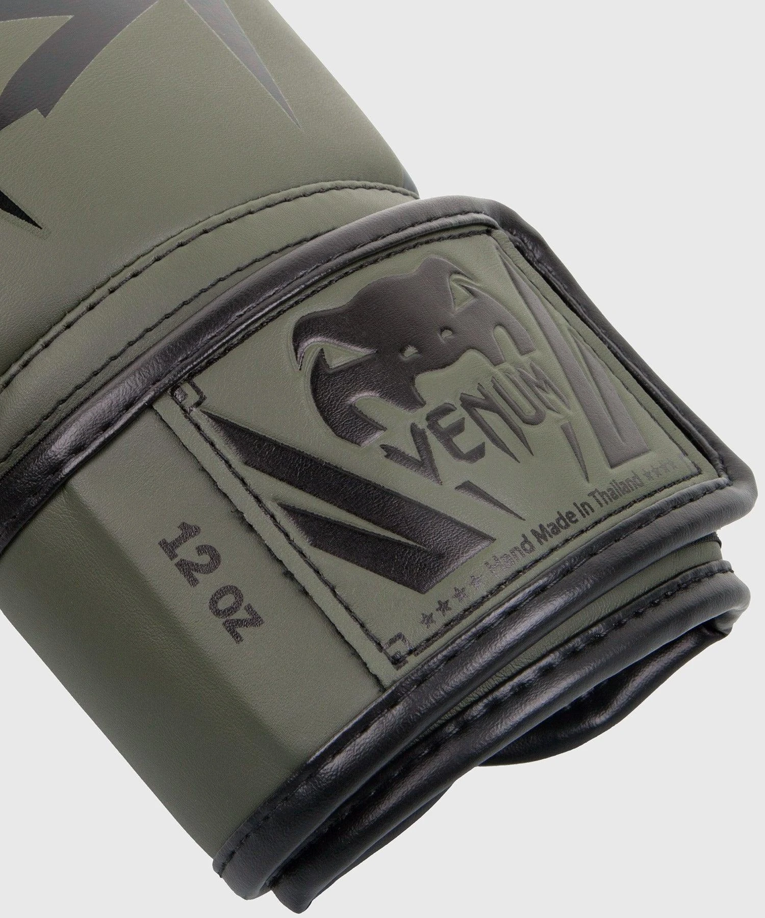 Venum Elite Boxing Gloves - Khaki/Black 7 Venum Elite Boxing Gloves - Khaki/Black - Image 5