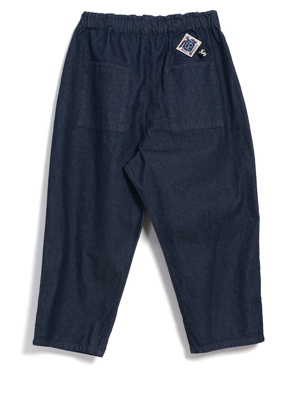 EASY BEACH GO | 12oz Broken Denim Trousers | Indigo 6 EASY BEACH GO | 12oz Broken Denim Trousers | Indigo - Image 4