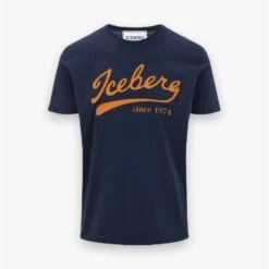 IceBerg Script Navy Tee