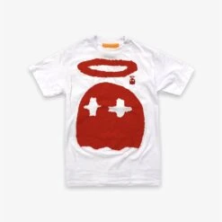 B Wood Double Ghost Tee White