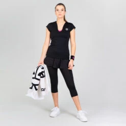 Bidi Badu Bella 2.0 Tennis V-Neck - Black -Venum Shop W354009193 BK 1 751e7a0a 91c2 4b87 a011 9d2c8794b074