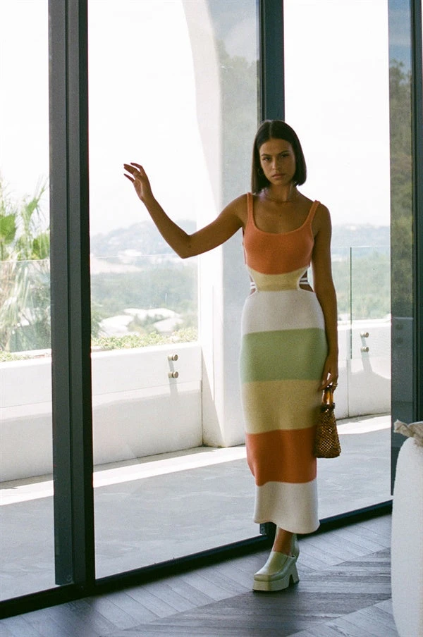 London Knit Dress - Earth 6 London Knit Dress - Earth - Image 4