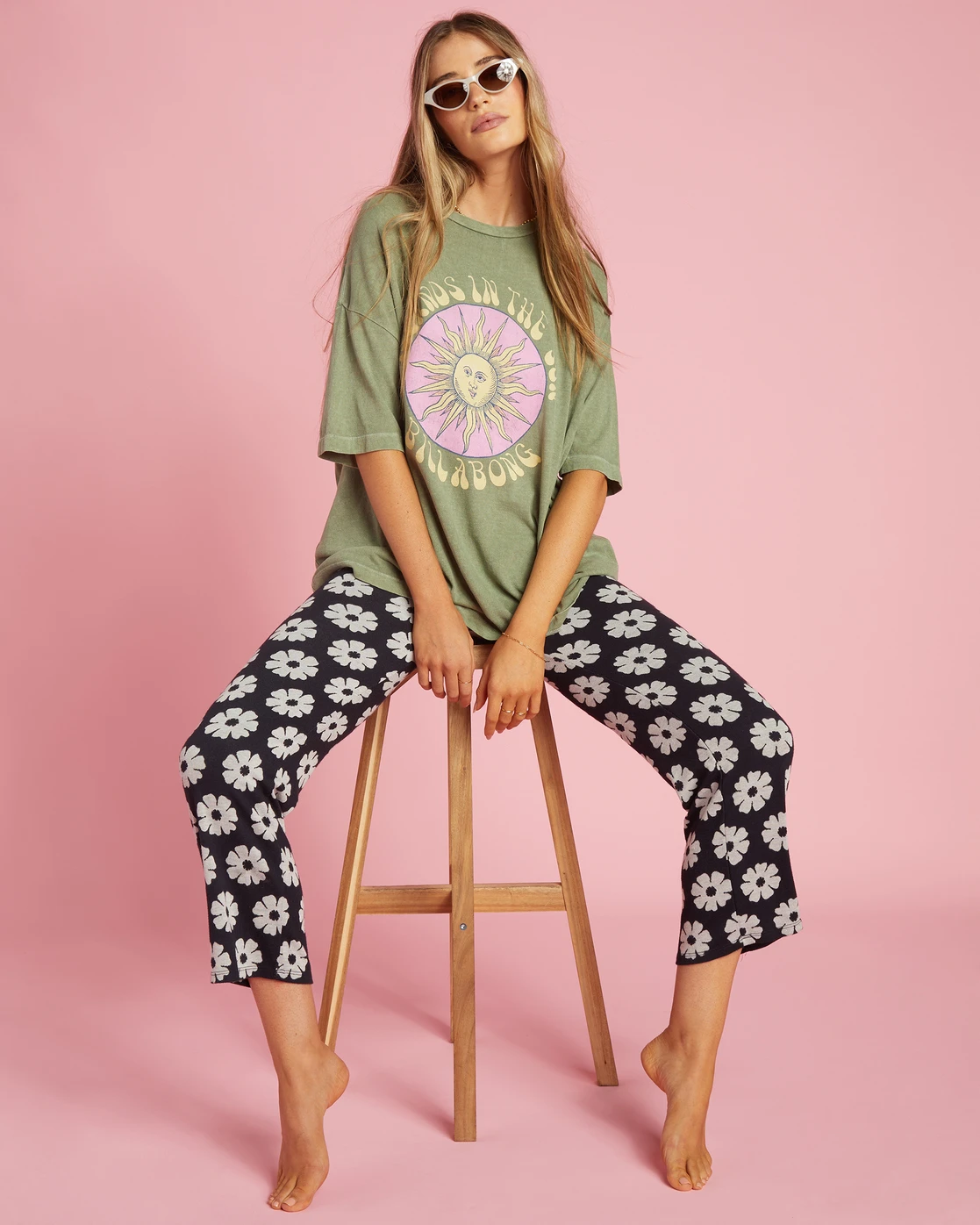 Billabong Islands In The Sun Oversized Graphic Boyfriend T-Shirt 2 Billabong Islands In The Sun Oversized Graphic Boyfriend T-Shirt