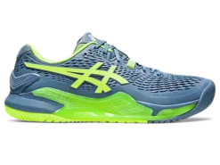Asics Gel-Resolution 9 Men Steel Blue/Hazard Green