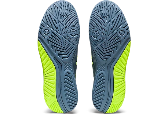 Asics Gel-Resolution 9 Men Steel Blue/Hazard Green 8 Asics Gel-Resolution 9 Men Steel Blue/Hazard Green - Image 7