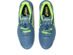 Asics Gel-Resolution 9 Men Steel Blue/Hazard Green 13 Asics Gel-Resolution 9 Men Steel Blue/Hazard Green -Venum Shop asics gel resolution 9 men tennis prosport7