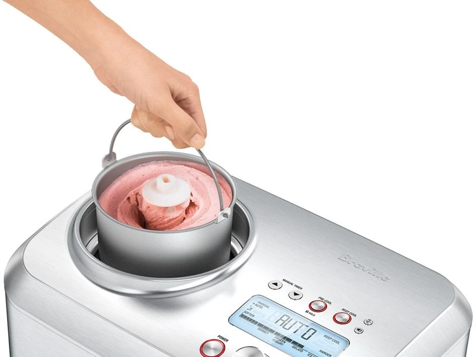 Breville The Smart Scoop Ice Cream Maker | Brushed Stainless Steel 3 Breville The Smart Scoop Ice Cream Maker | Brushed Stainless Steel