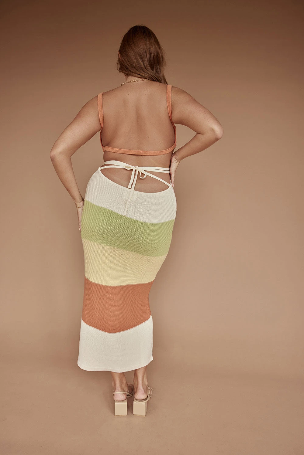 London Knit Dress - Earth 11 London Knit Dress - Earth - Image 9