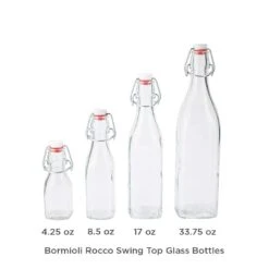 Bormioli Rocco 33.75oz Swing Top Glass Bottle 9 Bormioli Rocco 33.75oz Swing Top Glass Bottle -Venum Shop bormioli rocco emilia glass bottles red 1