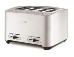 Breville Die-Cast 4-Slice Smart Toaster | Brushed Stainless Steel